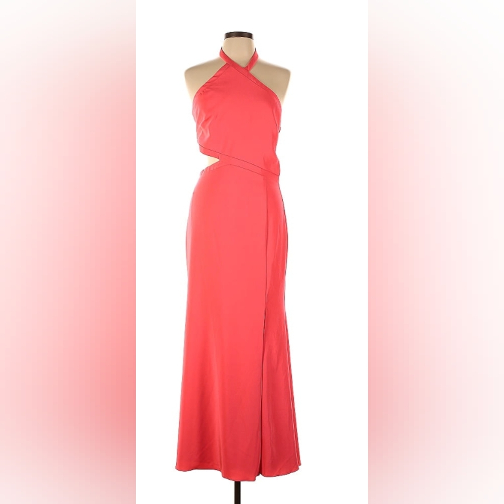 Love By Theia Coral Mermaid Gown